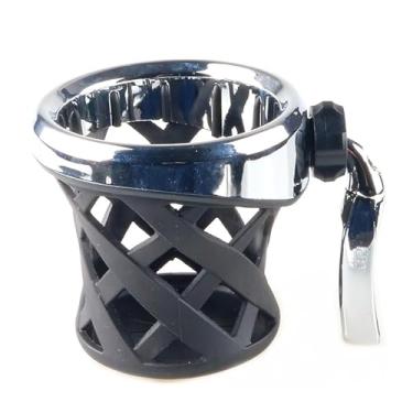 Imagem de 1 suporte universal para copo de guidão de motocicleta, material de policarbonato durável, compatível com Fat Bob, Low Rider, Deluxe, Dyna, XL1200, GL1800 F6B suporte de bebida de fácil instalação