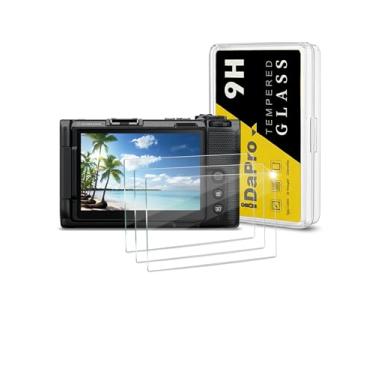 Imagem de iDaPro Protetor de tela para Nikon ZR Cinema/RED Z vidro temperado [3 peças], 9H, anti-arranhões, antibolhas, fácil instalação