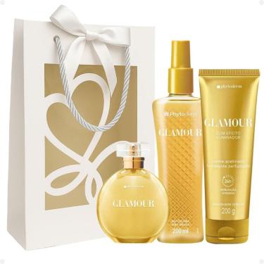 Imagem de Kit Presente Phytoderm Glamour: Colônia 100ml, Body Splash 200ml e Hidratante 200g