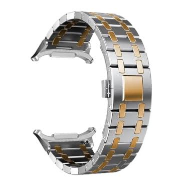 Imagem de QPDRNC Pulseira para Samsung Watch 7 Ultra de 47 mm para Galaxy Ultra 7 de 47 mm, pulseira de metal sem lacunas, Watch ultra 47mm, Ágata