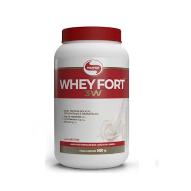 Imagem de Whey fort 3W Vitafor 900g - Sabor Neutro