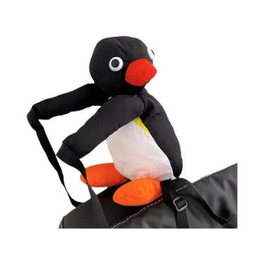 Imagem de Mochila De Pelúcia De Pinguim Fofa, Bolsa De Ombro Em Estilo Cartoon, 