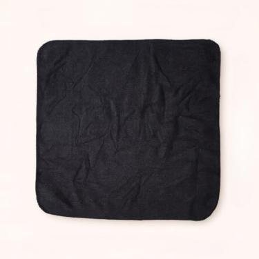 Imagem de Kit 10 Panos de Microfibra Multiuso 35x35cm para Limpeza de Cozinha, Vidros, Mesa e Uso Geral (Preto,10)