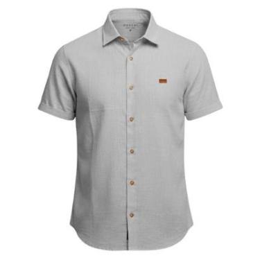 Imagem de Camisa Ogochi ML Areia Casual Slim Flame Listrado-Masculino
