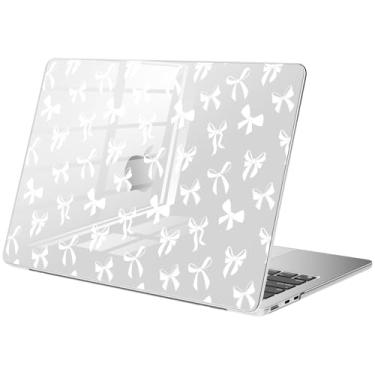 Imagem de BlHMCASE Compatível com MacBook Air 33.0 cm Capa M1 A2337 A2179 A1932 2022 2021 2020 2019, capa rígida protetora branca fofa para MacBook Air de 13,3 polegadas