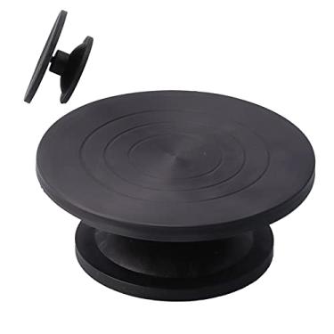 Imagem de HEEPDD Roda de Escultura Profissional, Mesa Giratória de Cerâmica Resistente Com Rolamentos de Esferas para Fácil Rotação, Base de Metal Resistente e Ajustável para Cerâmica, (plástico 2)