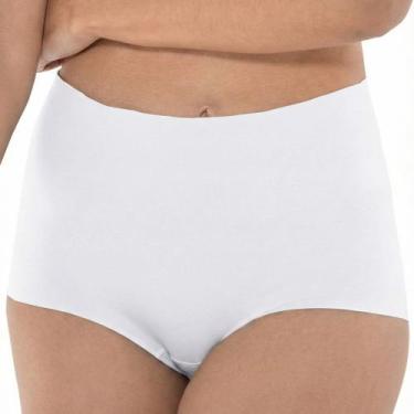 Imagem de Calcinha Clássica DeMillus Hipslip 57023/57230 Corte a Laser, Branco, 