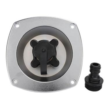 Imagem de Eujgoov Conector de Entrada de água Rv Com Válvula de Retenção, Flange de Preenchimento de água para Motorhome, Campervan, Atv, Iate (Galvanizado)