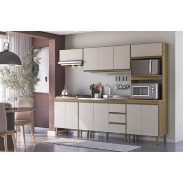 Imagem de Cozinha Modulada 5 Peças 2 Aéreos 2 Balcões e 1 Torre Quente , Margari