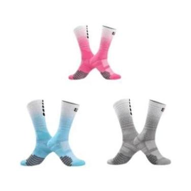 Imagem de Meias De Compressão Pretas Para Homens, Respirável, Longas, Para Camin