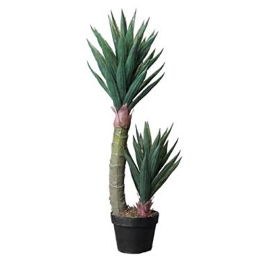 Imagem de Plantas falsas, planta artificial, agave, árvore, sala de estar, jardim, decoração, plantas artificiais, plantas artificiais, plantas artificiais para ambientes internos e externos, 35 x 90 cm