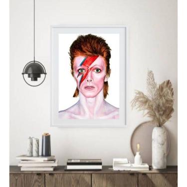 Imagem de Quadro Decorativo David Bowie 60X48Cm
