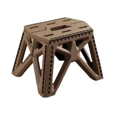 Imagem de Cadeira Portátil Dobrável Para Exterior, Alta Capacidade De Carga, Cad