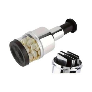 Imagem de Prensa Manual De Alho Em Aço Inoxidável, Cortador Vertical, Ferramenta