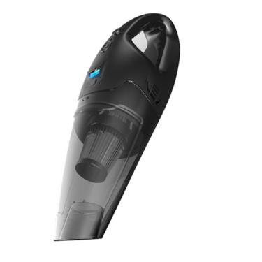 Imagem de BSRCO Aspirador portátil sem fio recarregável, luz de LED, aspirador de pó de carro de 600 g, recarregável à mão, sem fio, com filtro lavável, carregamento USB