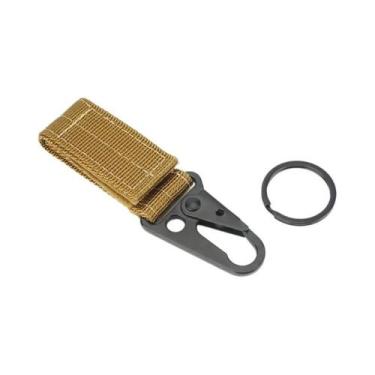 Imagem de Mosquetão Tático De Nylon Com Fivela Para Cinto De Mochila EDC Molle, 