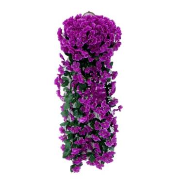 Imagem de Cesto de Flores Artificiais Decoração Simuladas para Casamento e Lar