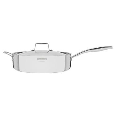 Imagem de Frigideira Tramontina Grano em Aço Inox com Corpo Triplo com Tampa e C