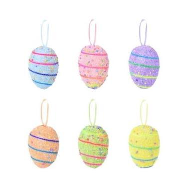 Imagem de Decoração De Luz LED Em Forma De Árvore De Bétula De Páscoa De 62cm Co