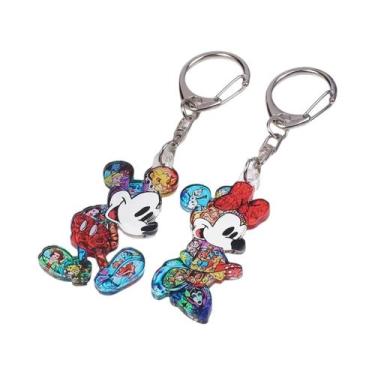 Imagem de Chaveiro Colorido E Fofo Do Disney Mickey Minnie Para Bolsas E Mochila