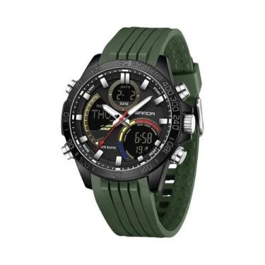 Imagem de Relógio Esportivo Masculino SANDA Com Display Duplo Luminoso À Prova d