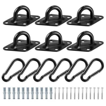 Imagem de Kit de suspensão Hammock Hooks JageLy, 6 unidades, capacidade de 2309 