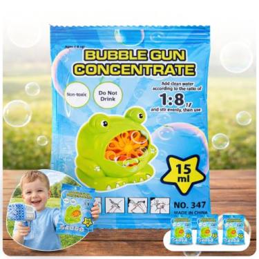 Imagem de Kit Refil Bolha De Sabão Liquido 10un Atóxico Infantil Criança Fazedor