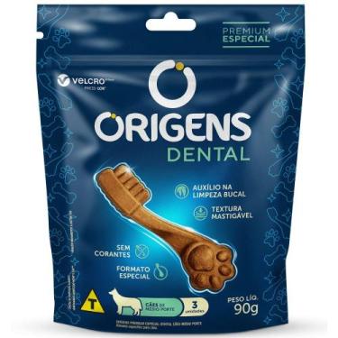 Imagem de Petisco Origens Premium Especial Dental Cães Médio Porte 90g - ADIMAX