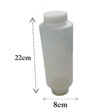 Imagem de Bisnaga invertida fifo 710ml dispenser molhos ketchup maionese profiss