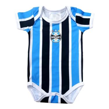 Imagem de Body Bebê Grêmio Campo Listrado Oficial