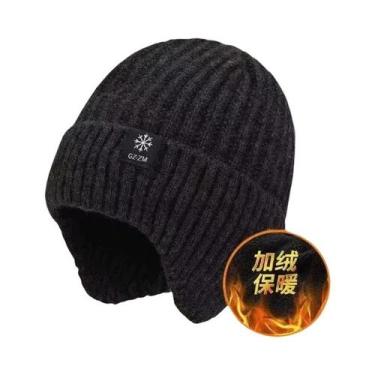 Imagem de Gorro De Inverno Quente Para Homens E Mulheres Com Forro De Lã E Prote