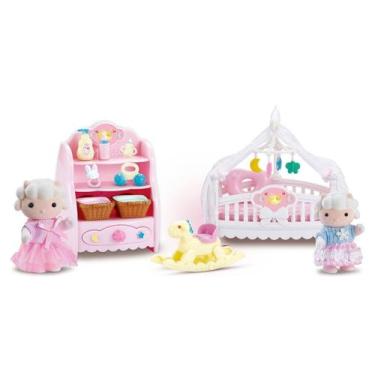 Imagem de Casinha Feliz Tipo Sylvanian C/ Ovelhinha Quarto Bebê - Zoop - Zoop To