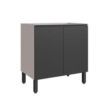 Imagem de Balcão para Cozinha 80cm 2 Portas - Quiditá