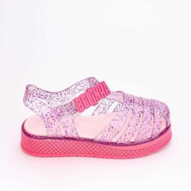 Imagem de Sandália Infantil Menina Kidy Gloss, Rosa, 34