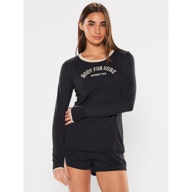 Imagem de Camiseta Manga Longa Estampada Push-Feminino