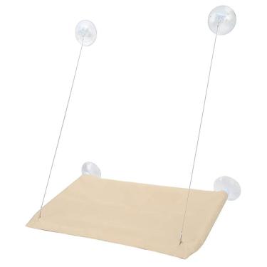 Imagem de Caminha de Gato Janela Ventosas Alta Fixacao Retratil Flutuante Pratica Confortavel Segura Lavavel
