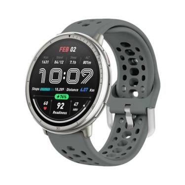 Imagem de Pulseira De Silicone Respirável Para Relógio Amazfit Active 2 Neo Bip 