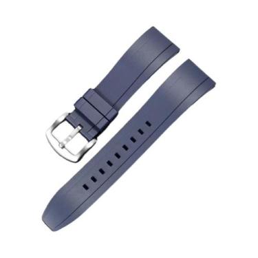 Imagem de Pulseiras De Silicone De 20mm E 22mm Para Omega Swatch Speedmaster Moo