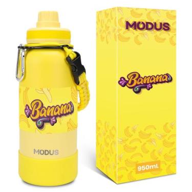 Imagem de Garrafa Térmica Água Café Suco MODUS 950ml Esportiva Aço Inoxidável Is