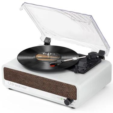 Imagem de Toca-discos de vinil Udreamer Vintage com alto-falante Bluetooth