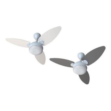 Imagem de Ventilador De Teto Elluz Inverter Tabaco preto Bivolt Ventisol, 110V/2