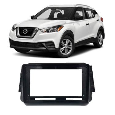 Imagem de Moldura Nissan Kicks 2016 em diante 2Din 9" Black Piano Expex - EPX9NS