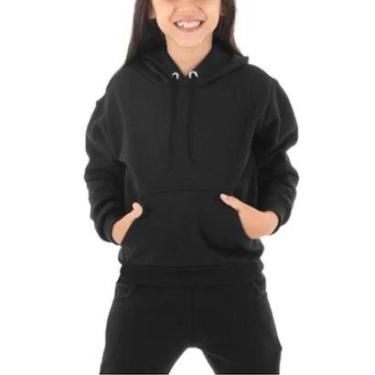 Imagem de Moletom Infantil Moleton blusa de frio Feminino Agasalho Alta Qualidade-Feminino