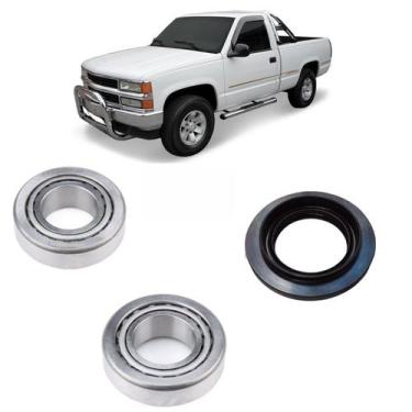 Imagem de Rolamentos Pinhão Diferencial Chevrolet Silverado 1997 até 2001, Kit -