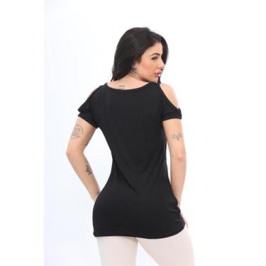 Imagem de Blusa feminina vest legging tapa bumbum de viscolycra Detalhe abertura