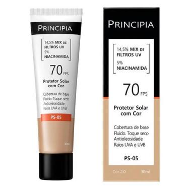 Imagem de PRINCIPIA, Protetor Solar Facial FPS70 PS-05 Cor 2.0 c/ 30ml