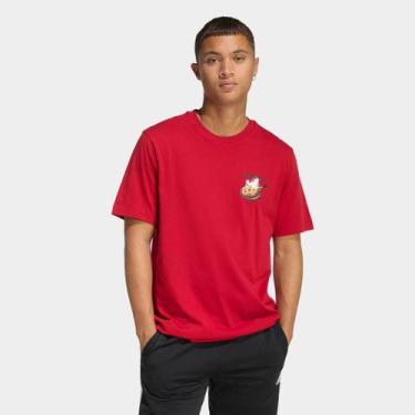 Imagem de Camiseta Adidas Cookie T Masculina, Bordô, P