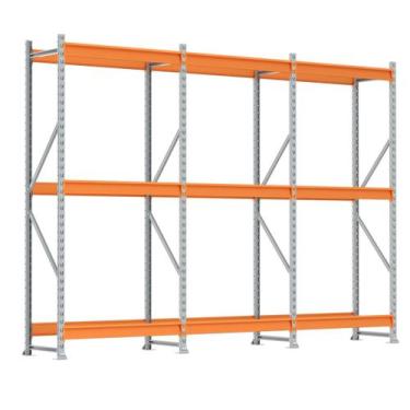 Imagem de Mini Porta Pallet 120 250kg 3 Nivel Kit 360x200x60 Sem Bandeja - Amapá
