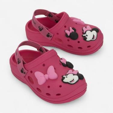 Imagem de Babuche De Bebê Disney Minnie Moments II Grendene Kids Rosa, Rosa, Ros