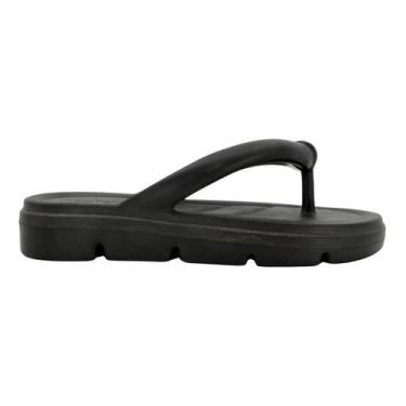Imagem de Chinelo de Dedo Plataforma EVA Feminino Usaflex AH3001004 Preto, Preto